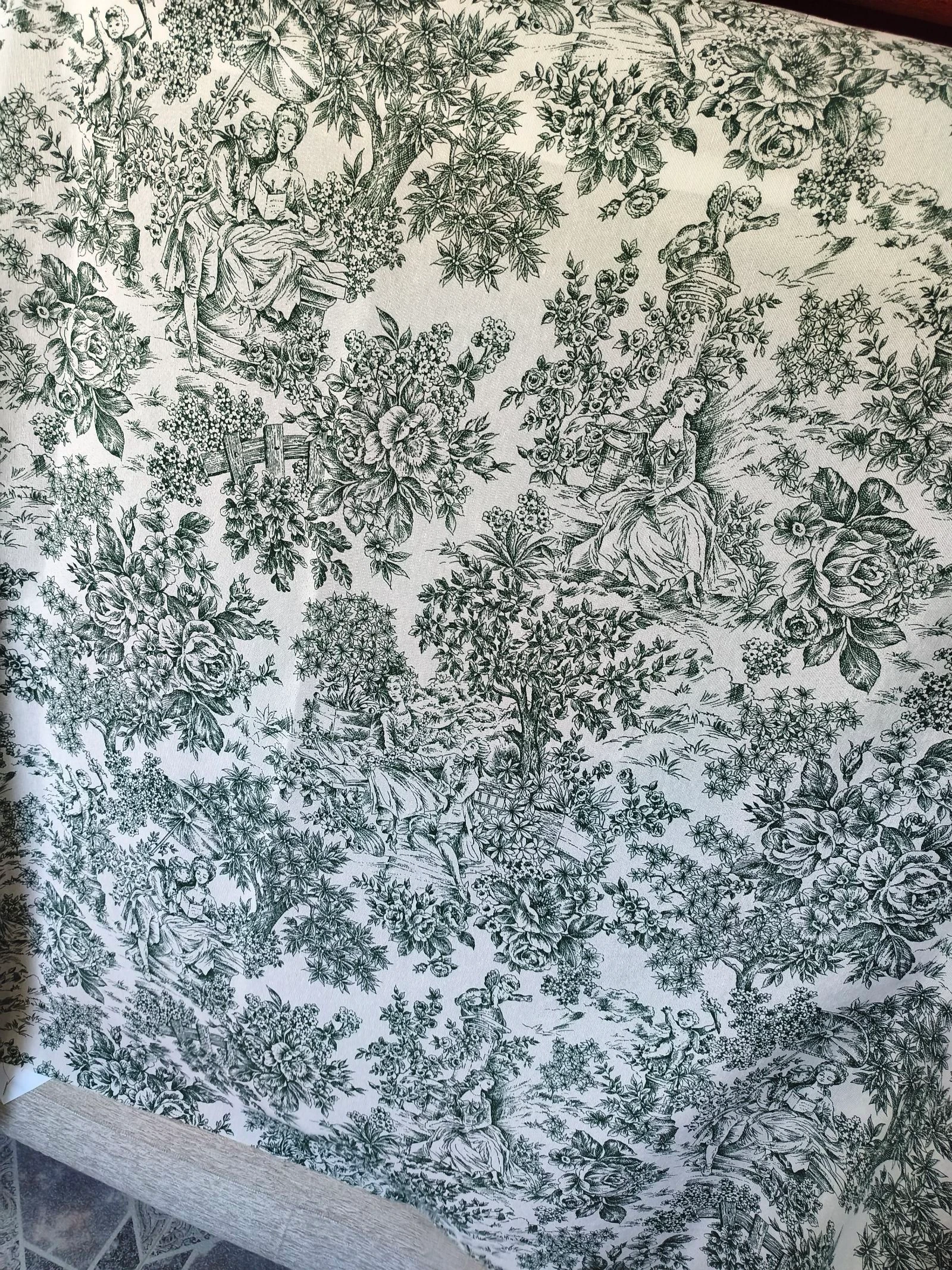 Tissu, retal de tela 2x1,40 de loneta algodón y acrílico – photo 4